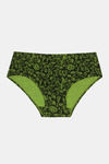 Rosaline Pure Cotton Full Coverage Neon Leaves Brief (Pack of 3) — thumbnail 4
